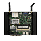 XCY Fanless Mini PC Intel Core i5 i7 i3 4th 5th Gen 2x Serial RS232 2x GbE HDMI VGA 4x USB Ports Support WiFi Windows Linux