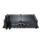 Yohirs Industrial Fanless Mini Computer Intel Core i5 3317U Celeron 1037U 2xRJ45 Lan 4xRS232 COM 8USB Rugged Micro PC Win7 XP OS