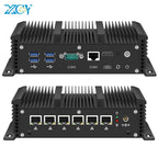 Mini PC Intel Core i7-10710U i5-10310U 6x 2.5G Ethernet Support Windows Ubuntu Pfsense OpenWrt WiFi 4G LTE Virtualization