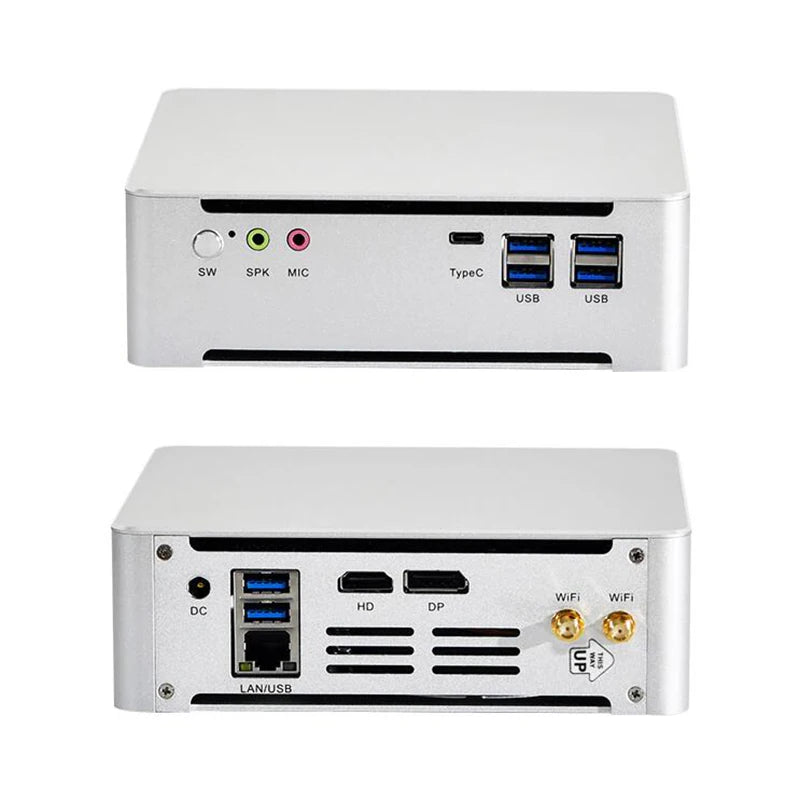 Newest IntelCore 13th Gen Mini PC i5-1340P/i7-1355U Intel Iris X win11 12Core 16Threads wifi6  DDR5 Type-C 3 screen outputs