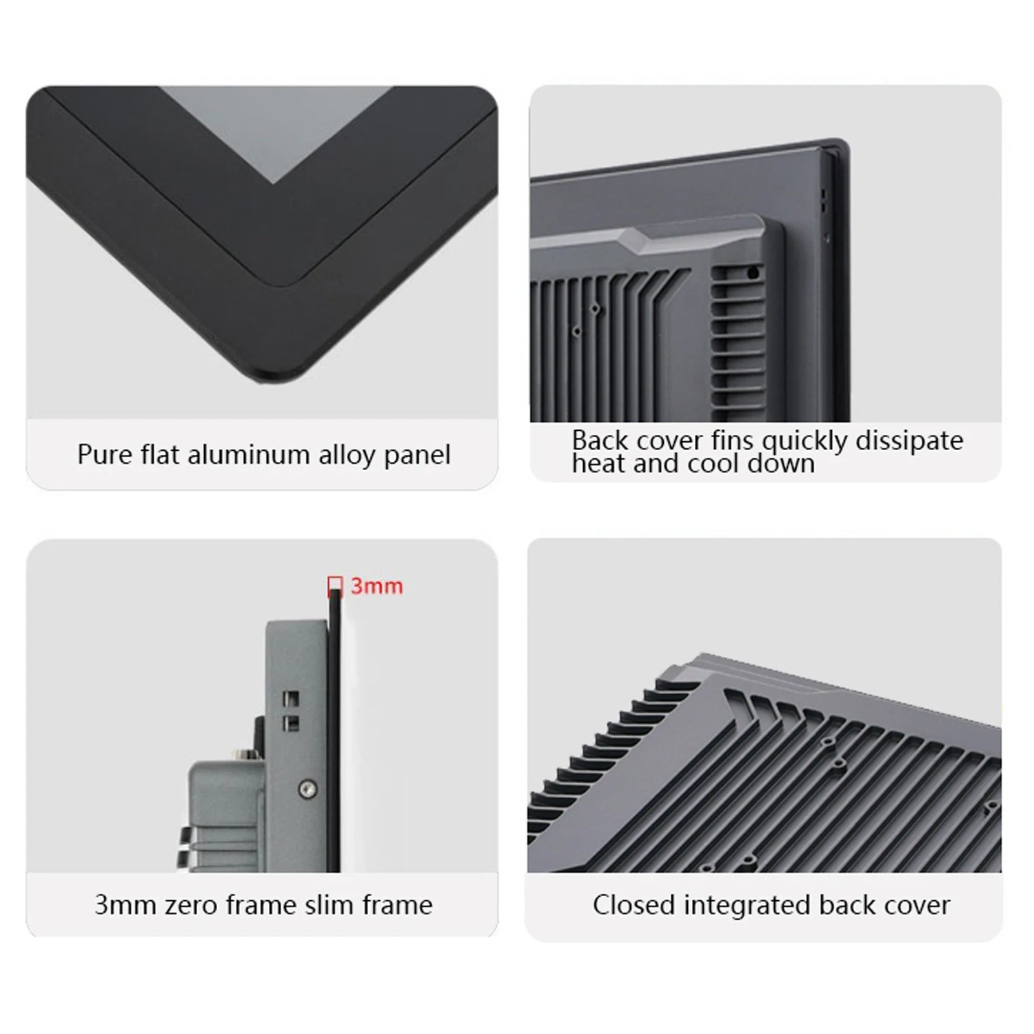 13.3 15.6 18.5 21.5 Inch Industrial Computer J1800 All in One PC Panel with Capacitive Touch Screen Built-in WiFi for Win10 Pro