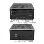 Gaming Desktop Computer Core i9 10980HK Xeon W-10885M E-2276M 2176M Mini Server PC 2*DDR4 2*NVME Dual Lan Office Design Computer