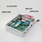 XCY Fanless Mini PC Intel Core i7 4500U i5 4200U i3 5005U Windows 10 HDMI VGA Display 300Mbps Wi-Fi Gigabit Ethernet Linux HTPC