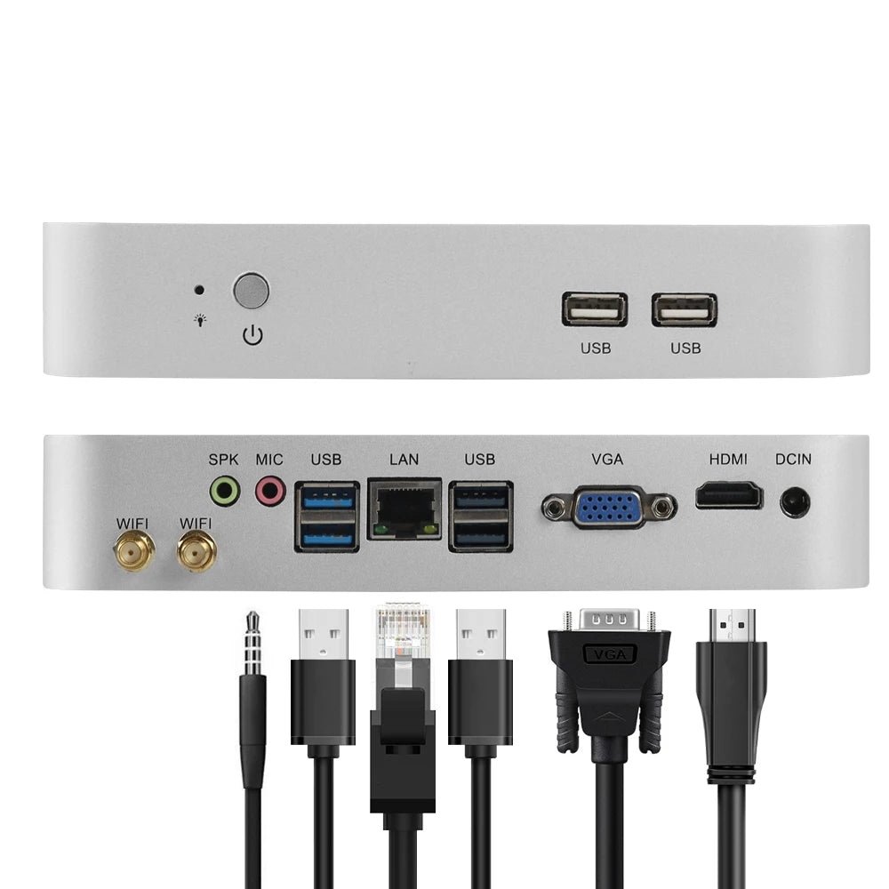Mini PC HTPC Core i5 3317U 4200U Windows 10 Cooler Fan 8G RAM DDR3L Gaming Mini Computer HDMI Wifi Office Home Desktop minipc