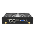 BEBEPC Industrial Fanless Mini PC Celeron 2955U Core Windows 10 Dual LAN 2 RS232 2 LAN DDR3L VGA WIFI USB Mini Computer Desktop