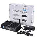 Partaker Fanless Industrial Mini PC Intel Core i7 1260P i5 1235U 2*DDR4 Msata+M.2 PCIE Mini PC Windows 11 HTPC Nuc VGA HDMI