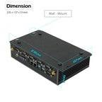 Mini Industrial PC Fanless Dual LAN 6*COM 4G LTE Core i5 4200U i7 4500U J1900 HD WiFi 6*RS232 RS485 Windows 11 Linux Computer
