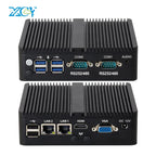 Intel Celeron Fanless Industrial IoT Mini PC J6412 J2900 J1900 2x COM RS232 RS485 2x Gigabit Ethernet Support WiFi 3G 4G SIM