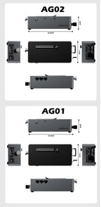 AG01 AG02 EGPU Dock with OCulink/USB4 Port,Built-in 800W Power Supply, Supports TGX hot-swap,PCIe 4.0 x4