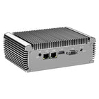 XCY Fanless Industrial Mini PC Intel Core i7-4500U 2x RS-232 Serial Ports Dual GbE LAN 4x USB Support WiFi Windows Linux