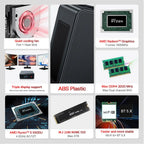Beelink SER5 Mini PC AMD Ryzen 5 5500U DDR4 16GB SSD 500GB Support WiFi6 BT5.2 4K HD 1000M Desktop Computer