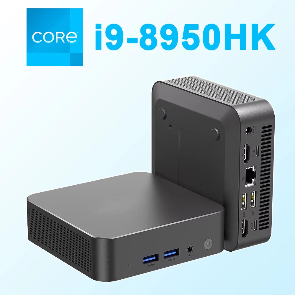 2026 Mini PC Windows 11 Intel Core i9 8950HK Core i3 6100U Portable Desktop PC 16GB DDR4 1TB 2TB SSD Gaming Computer office PC