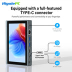 Higole Gole 2 Pro 5.5'' Mini PC Intel N5095 Windows 11 WiFi5 8/16 128/256G 2500mAh Screen Tablet Laptop Desktop PC Mini Computer