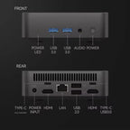 Mini PC Windows 11 Intel Core i9 8950HK Core i3 6100U Desktop Computer 16GB DDR4 1TB2TB SSD Office Portable PC Gamer 4K HD