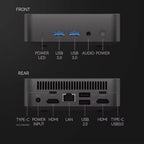 2026 NEW Core i9-8950HK/i7-4510 Portable Mini PC Computer Windows 11 16GB DDR4 1/2TB SSD Gaming Computer WiFi 6 office Desktop