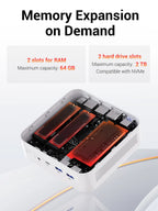 FIREBAT AM02 Mini PC AMD Ryzen 7 H255 DDR5 16GB RAM M.2 PCIe 512GB SSD WiFi6 BT5.2 1000M LAN Portable Windows11 Desktop Computer
