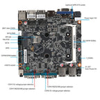Fanless Mini PC IPC Intel J1900 J2900 i5-5200U 2xEthernet 2x COM DB9 HDMI VGA mPICE Expansion WiFi 4G LTE Support Windows Linux