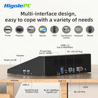 Higole F6APL 10.1'' Fanless Mini PC Intel J3455 Windows 10 WiFi5 4GB 64GB 2340mAh 4K RS-232 RJ45 Laptop Desktop PC Mini Computer