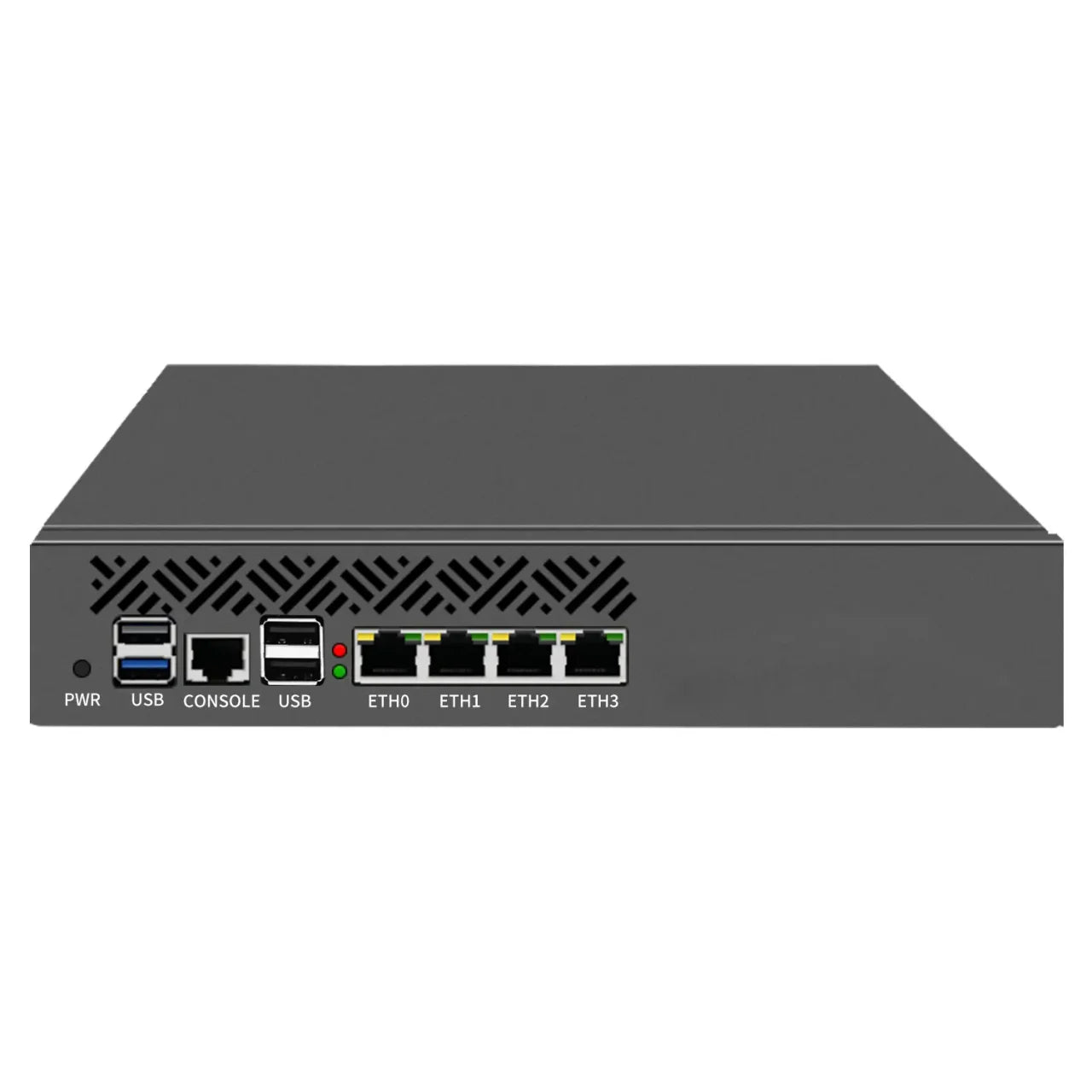 Partaker Firewall Hardware Network Security Server Mini 1U 9.5 Inch Rack-mounted Intel N100 4 LAN 2.5Gb 1G/10G SFP OPNsense