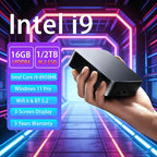 Mini PC Intel Core i9-8950HK 16GB RAM 1TB SSD Bluetooth5.2 WiFi6 1000M Ethernet Windows 11 Mini Gaming Office PC
