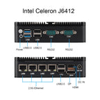 XCY Firewall Router Mini PC Celeron J1900 N100 N5105 J4125 4x 2.5G Ethernet Support Virtualization OpenWrt Pfsense OPNsense EXSI
