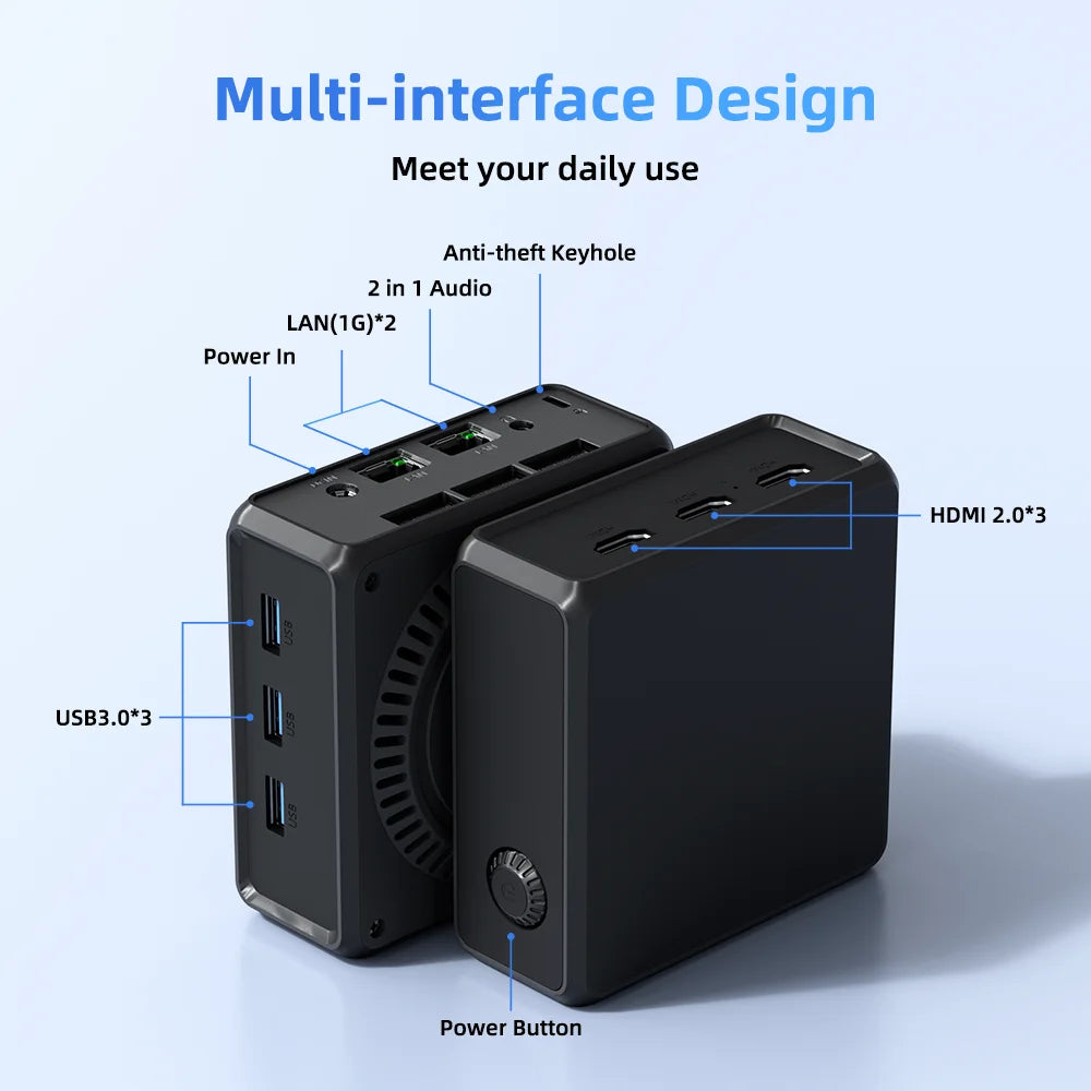 New 12Th Gen Mini Pc Windows11 Intel  N100 Processor 8Gb Ddr5 3200Mhz 256Gb Pocket 12V  Mini Computer openclaw