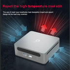 GenMachine AMD Ryzen 5 5600H Mini PC Windows 10/11 3.3GHz Up to 4.2GHz Max Support 64GB RAM WIFI6 Computer gaming pc