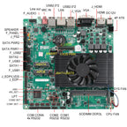 XCY X26G Industrial Mini PC Support Windows XP/7/8/10 Linux Intel i5-3317U 1037U 4x COM RS232 8x USB HDMI VGA Mini PCIE LVDS