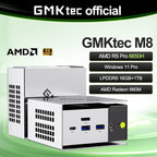 GMKtec M8 Mini PC AMD Ryzen 5Pro 6650H Nucbox Windows 11 LPDDR5 16GB 500GB/1TB GPU Radeon 660M Oculink Wifi 6E BT5.2