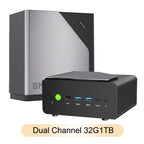GMKtec K12 Mini PC AMD Ryzen™ 7 H 255 Dual DDR5 5600MT/s 3*SSD PCIe4.0 WiFi 6 BT 5.2 Dual 2.5G LAN OCulink Desktop Computer