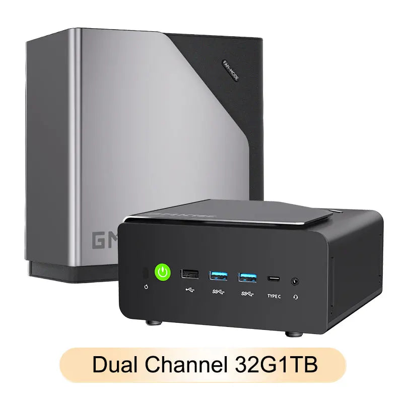 GMKtec K12 Mini PC AMD Ryzen™ 7 H 255 Dual DDR5 5600MT/s 3*SSD PCIe4.0 WiFi 6 BT 5.2 Dual 2.5G LAN OCulink Desktop Computer