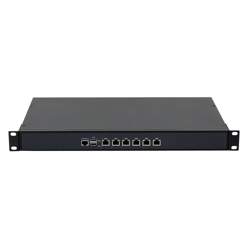 1U Firewall Network Server Intel Core i5-6200U 8260U J4125 3865U 6x Gigabit Ethernet Support Windows Linux Pfsense