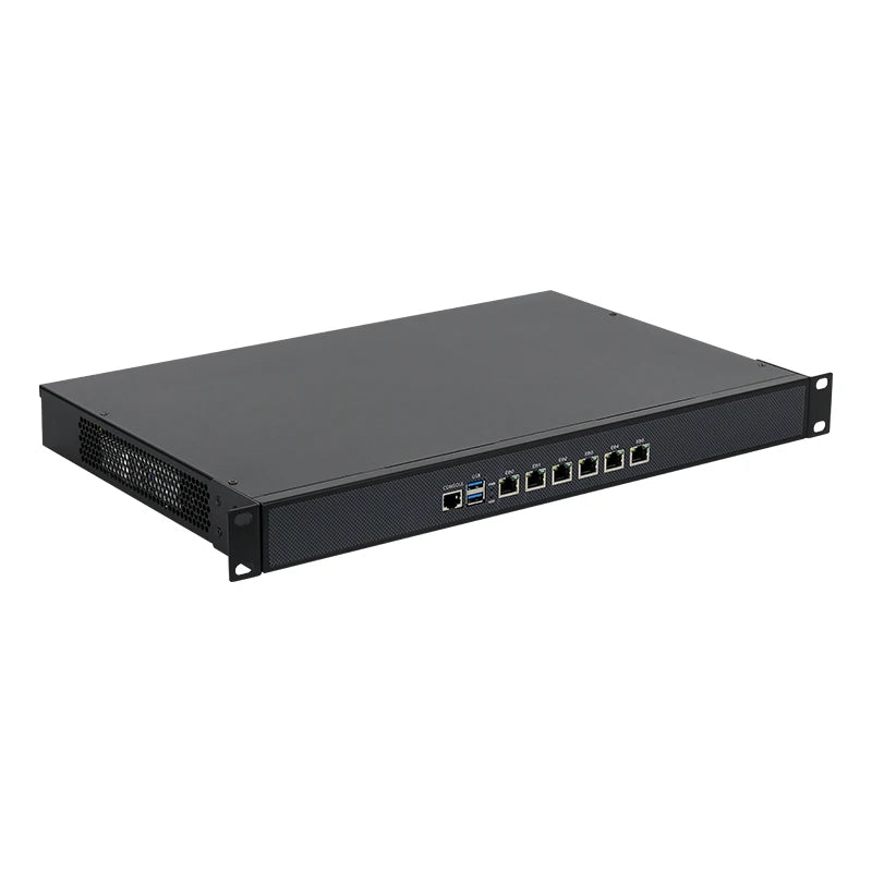 1U Firewall Network Server Intel Core i5-6200U 8260U J4125 3865U 6x Gigabit Ethernet Support Windows Linux Pfsense