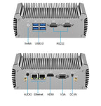 Mini PC Fanless Dual LAN Core i5 5200U i3 5005U Celeron 2955U 2*COM RS232 DDR3L PC WIFI Linux Ubuntu Industrial Mini Computer