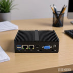 Metal Case Mini PC Intel N2840 Desktop Computer Pfsense DDR3L Msata SSD 2Lan 2COM VGA HD Display
