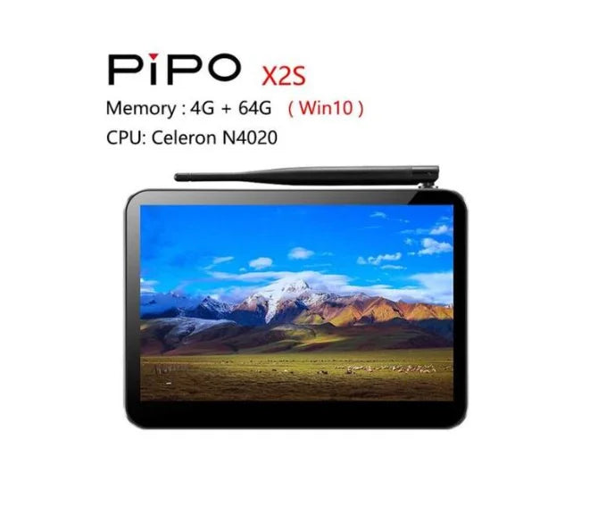 New Pipo X2S Mini PC 8 Inch IPS Touch Screen Windows 10 OS Tablet PC J4105 CPU 4G Ram 64G Rom Wifi RJ45 BT 4.0 MINI PC
