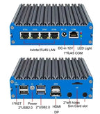 Fanless Mini Pc 4xIntel I226 2.5GB Lan N100 J6412 J5005 N6415 Quad Core Soft Router Server Esxi Rugged Firewall Appliance SIM PC