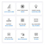 Beelink Min S N5095 S12 N95 S13 N150 Mini PC Win11 Intel 11th Gen Jasper Lake 8GB 16GB 256GB 128GB SSD Wifi BT 1000M LAN Desktop