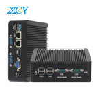 Fanless Industrial Mini PC Pentium J2900 4x Serial Ports RS232 RS485 2x Gigabit Ethernet Mini PCIe WiFi 4G LTE SIM Windows Linux