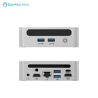 GenMachine Mini PC USB4 2.5G LAN  Ryzen 7 7840U 6800U 6800H Windows 11 LPDDR5 24G 6400Mhz WIFI6 Mini Pc Gaming Computer