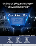 Mini Industrial PC Fanless Dual LAN 6*COM 4G LTE Core i5 4200U i7 4500U J1900 HD WiFi 6*RS232 RS485 Windows 11 Linux Computer