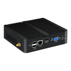Helorpc Fanless Industrial Mini PC Inter Core i3/i5/i7 Processor with 4xUSB3.0 4xUSB2.0 HDMI VGA Support WIN10 LINUX  Computer