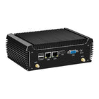 Mini PC Fanless Dual LAN Core i5 5200U i3 5005U Celeron 2955U 2*COM RS232 DDR3L PC WIFI Linux Ubuntu Industrial Mini Computer