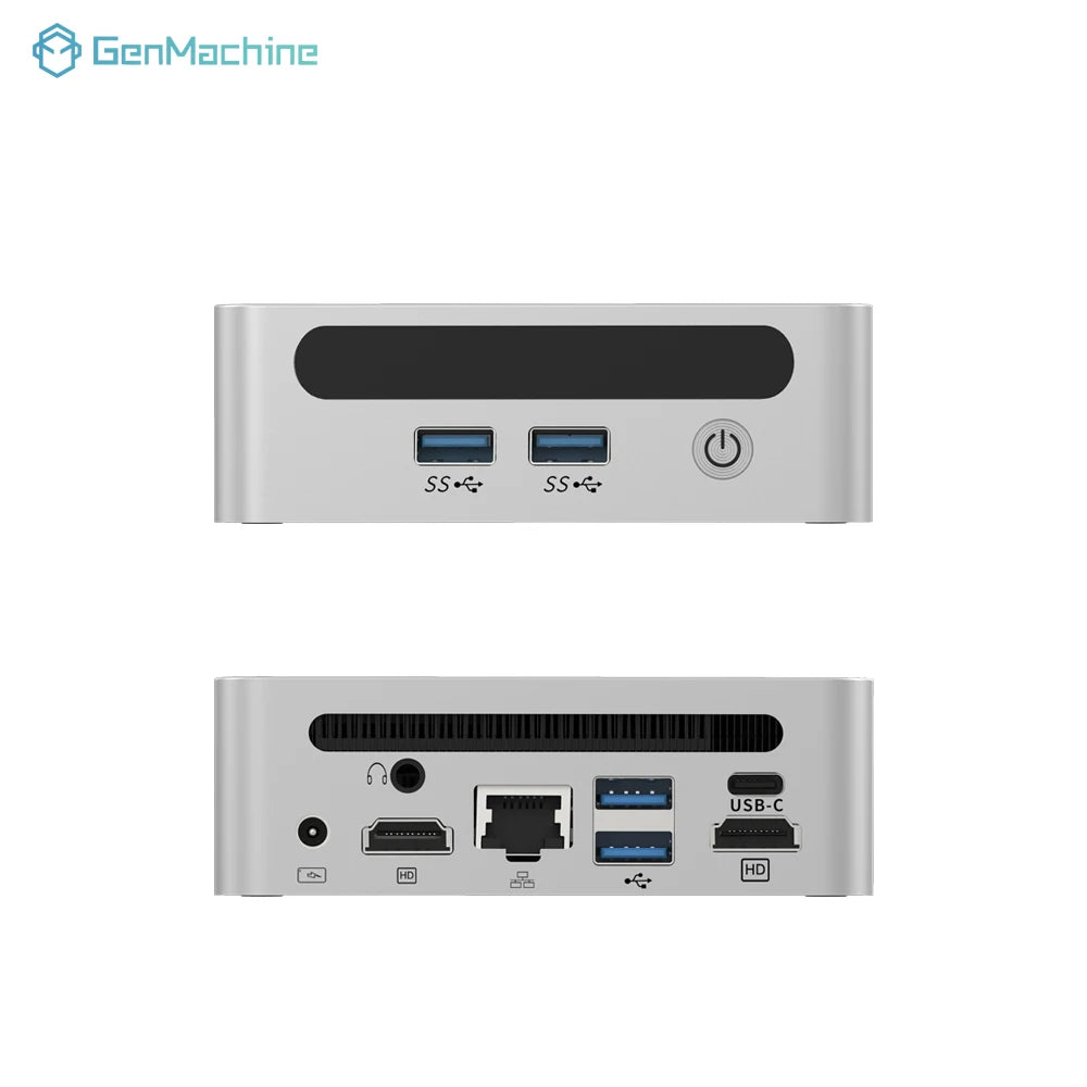 GenMachine AMD Ryzen 7 4700U ES Windows 11 8 Core 8 Thread 4.1GHz 15W MINI PC DDR4  WIFI6 RTL8852, BT5.2 Desktop Gaming Computer