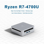 Windows 11 Ryzen DDR4 3200Mhz WiFi6 gaming pc Diy Gaming Computer Compact GenMachine Mini PC AMD Ryzen5 4700U 4750U 4800H 4900H