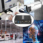 Industrial Fanless Mini PC Intel Celeron J4125 Windows10 2xGigabit Ethernet 2x RS232 DDR4 HDMI VGA WIFI 3G/4G Computer