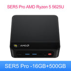 Beelink SER5 Mini PC AMD Ryzen 5 5500U DDR4 16GB SSD 500GB Support WiFi6 BT5.2 4K HD 1000M Desktop Computer