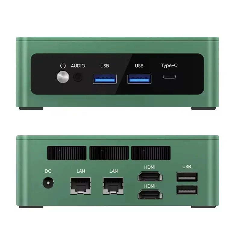 Aittact Pocket Mini PC Gamer TOPC AMD Ryzen 9 8945HS R7 8845HS 2xDDR5 USB4.0 NVMe 2 LAN Windows 11 Gaming Computer WiFi6E BT5.3
