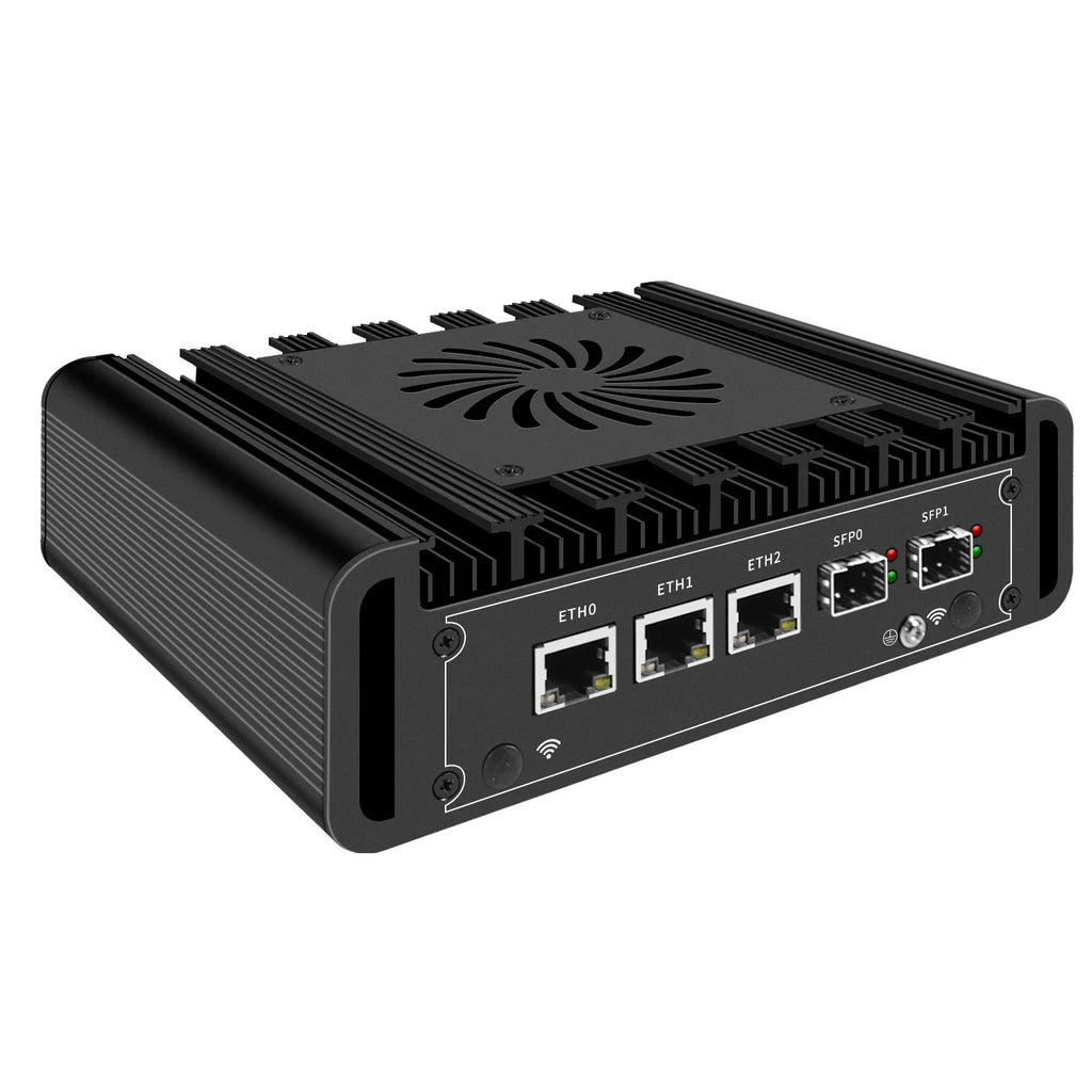 Firewall Mini PC Intel N150 I3 N300 2x10G SFP 3x2.5G i226-V Lans DDR5 NVMe pfSense OPNsense Micro Firewall Appliance