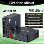 GMKtec M6 Ultra Nucbox Mini PC AMD R5 7640HS 6-core 12-thread DDR5 4800Mhz Pcie 3.0 SSD WIFI 6 BT5.2 Win11 Pro Desktop Gaming PC